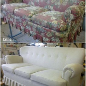 Sohva ennen ja jälkeen